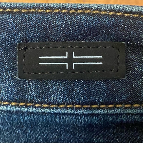 Liverpool Jeans Women's 2/26 Pamela Cropped Raw Hem Wide Leg Stretch Denim - Picture 11 of 12